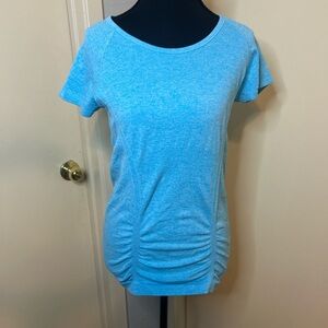 Athleta Light Blue Short Sleeve Tee Active Wear